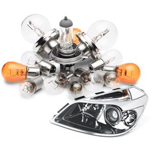 Glühbirne, Scheinwerfer und Leuchten